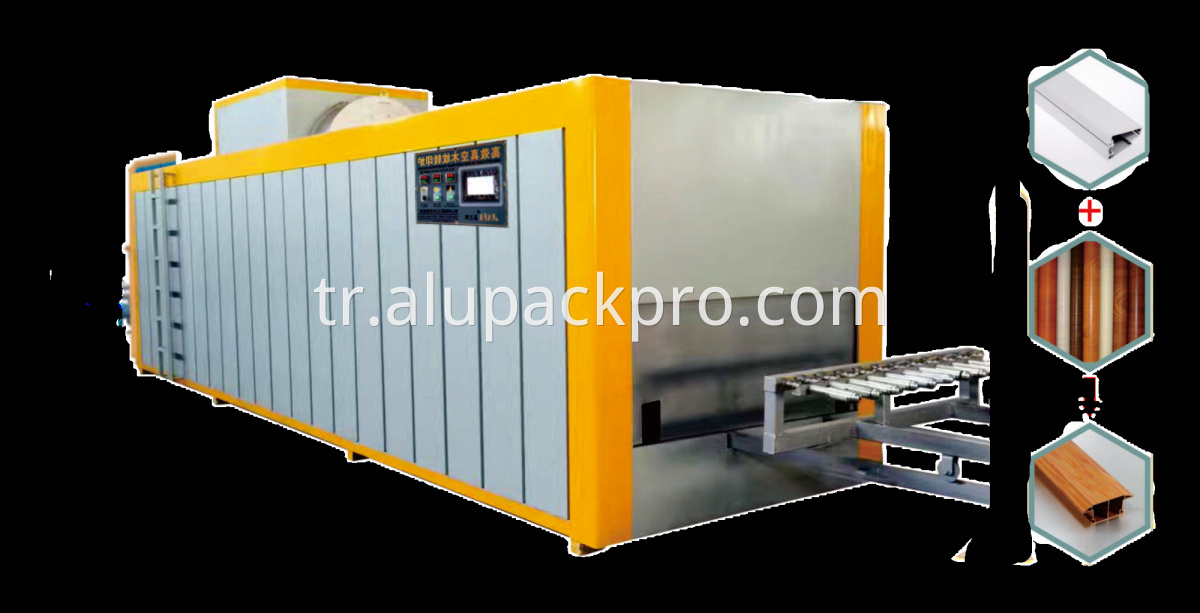 Wood Effect Production Line For Aluminum Profiles